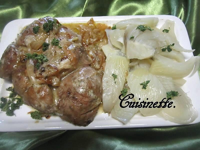 recette Osso-bucco au fenouil à la crème.