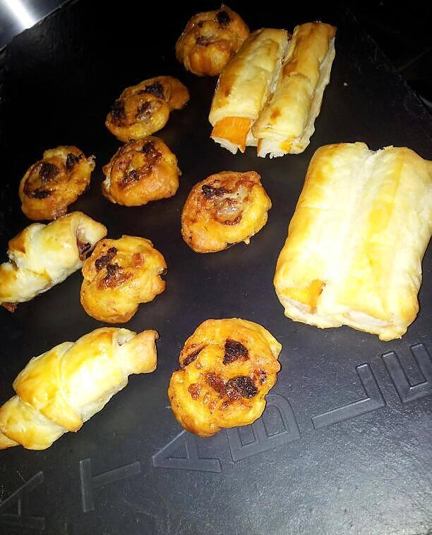 recette Assortiments de mini-viennoiserie salé apéritive