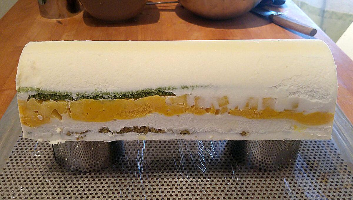 recette Bûche Yuzu Mangue et Thé Matcha