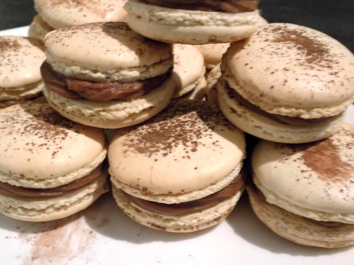 recette Macarons ganache kinder