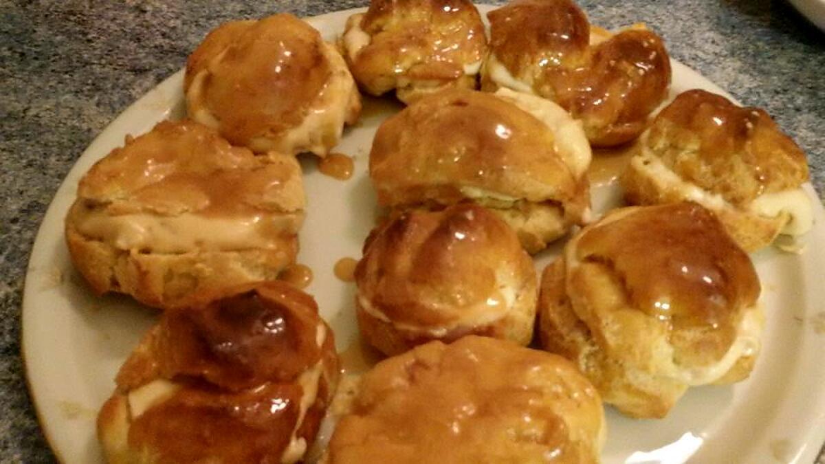 recette Choux caramel au beurre salé