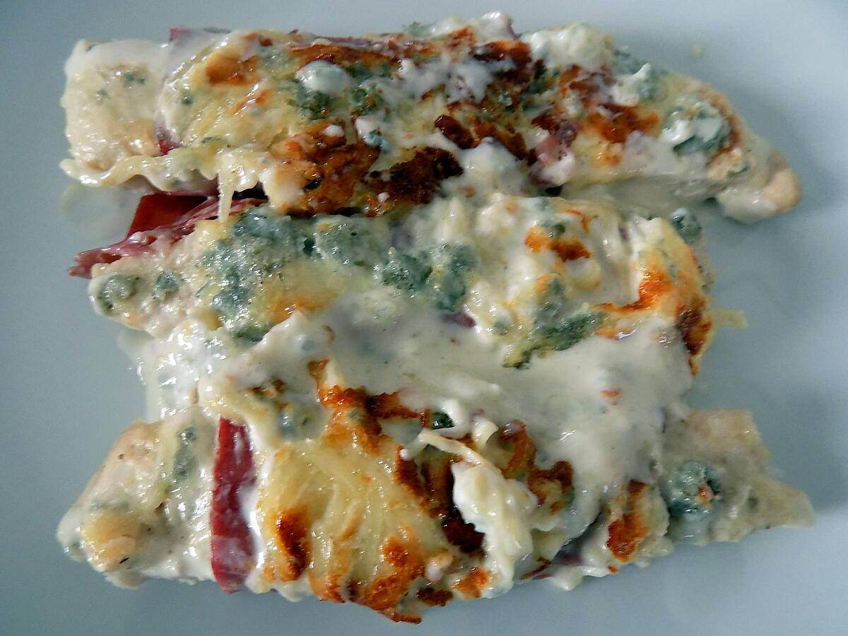 recette Escalope gratinée au gorgonzola