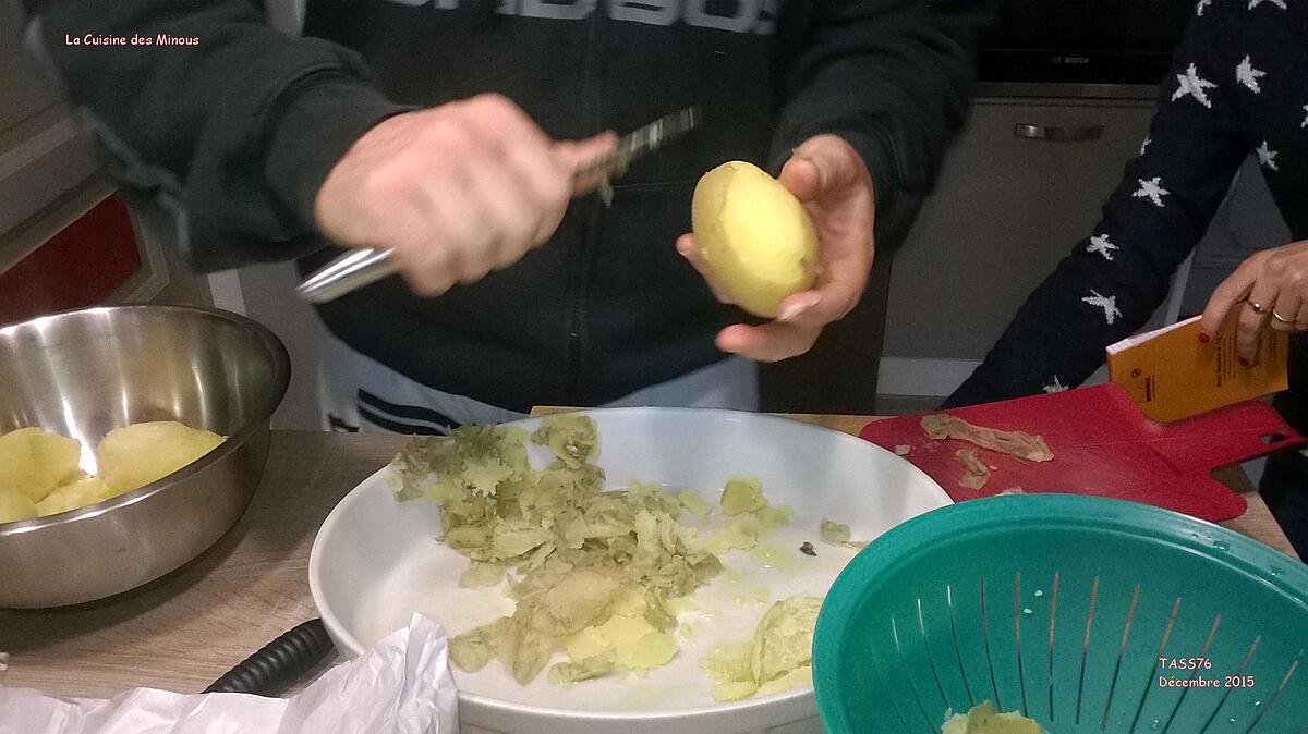 recette Gigot de Sanglier Rôti écrasée de Pommes de terre au comté et Cèpes Façon Thibaut