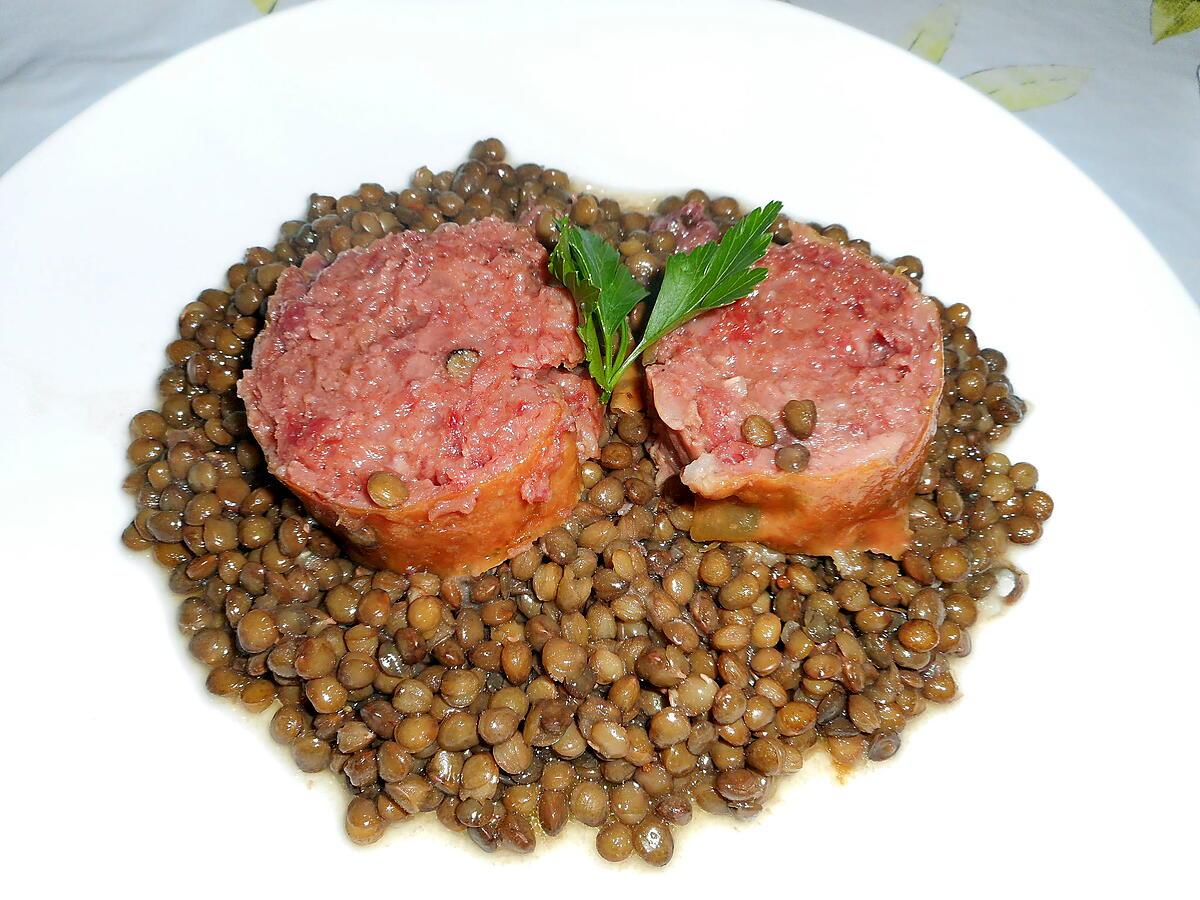 recette COTECHINO AUX LENTILLES