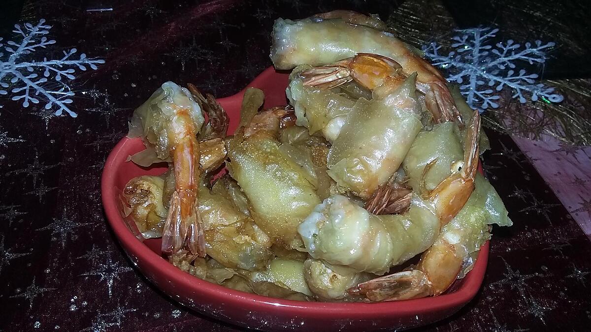 recette Gambas croustillantes