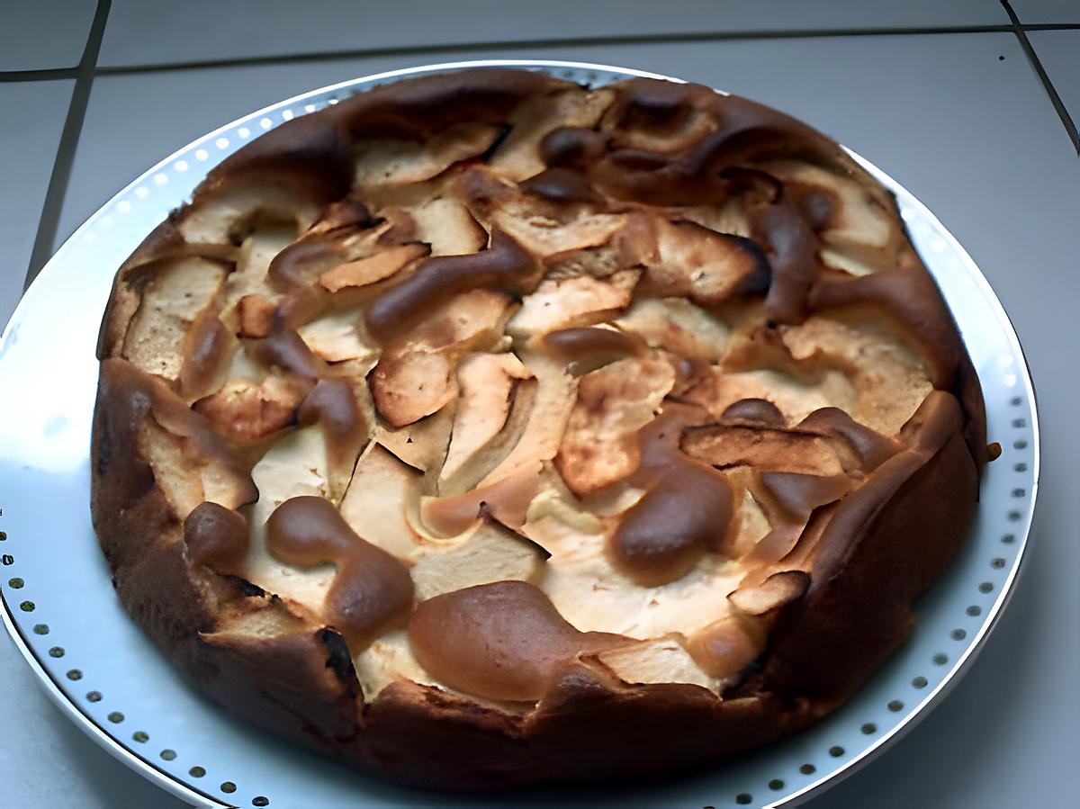 recette GATEAU AUX POMMES LEGER