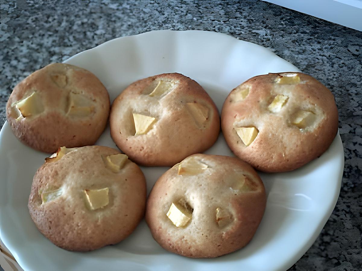 recette COOKIES AUX POMMES MIEL ET NOIX DE COCO