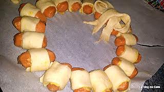 recette Couronne aux saucisses