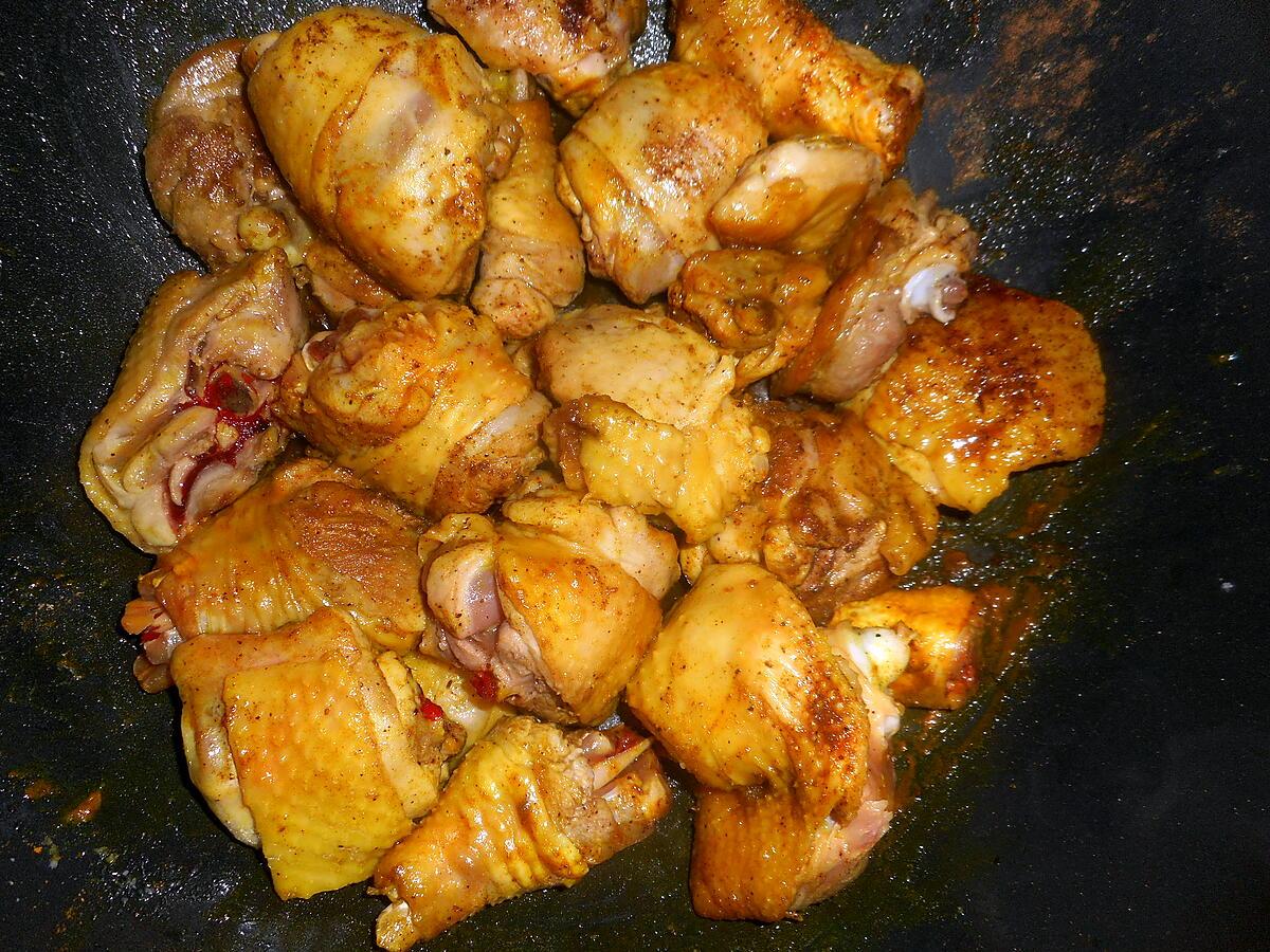 recette Cuisses de poulet aux pousses de bambou