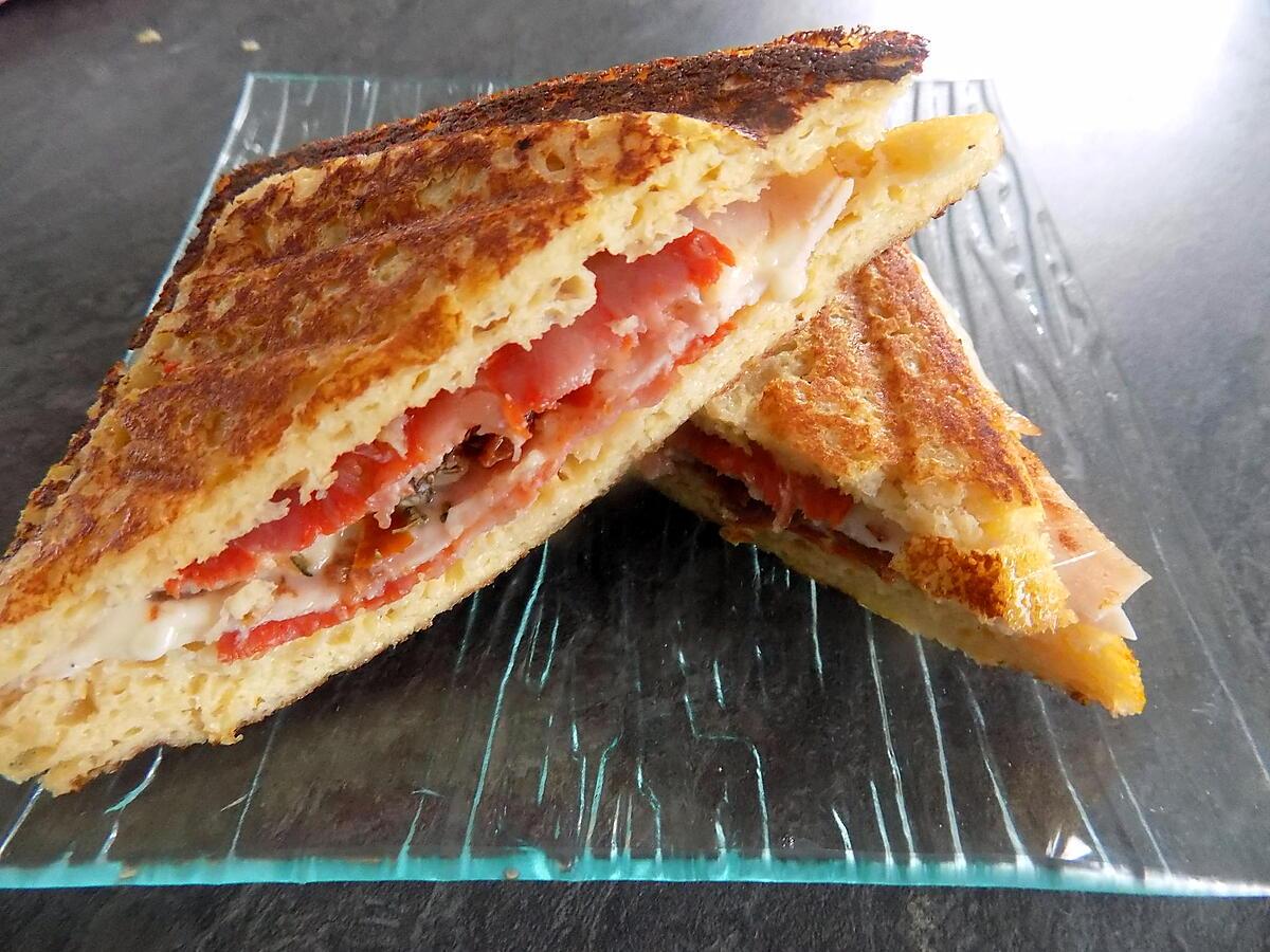 recette Croque-monsieur italien (version dukan)