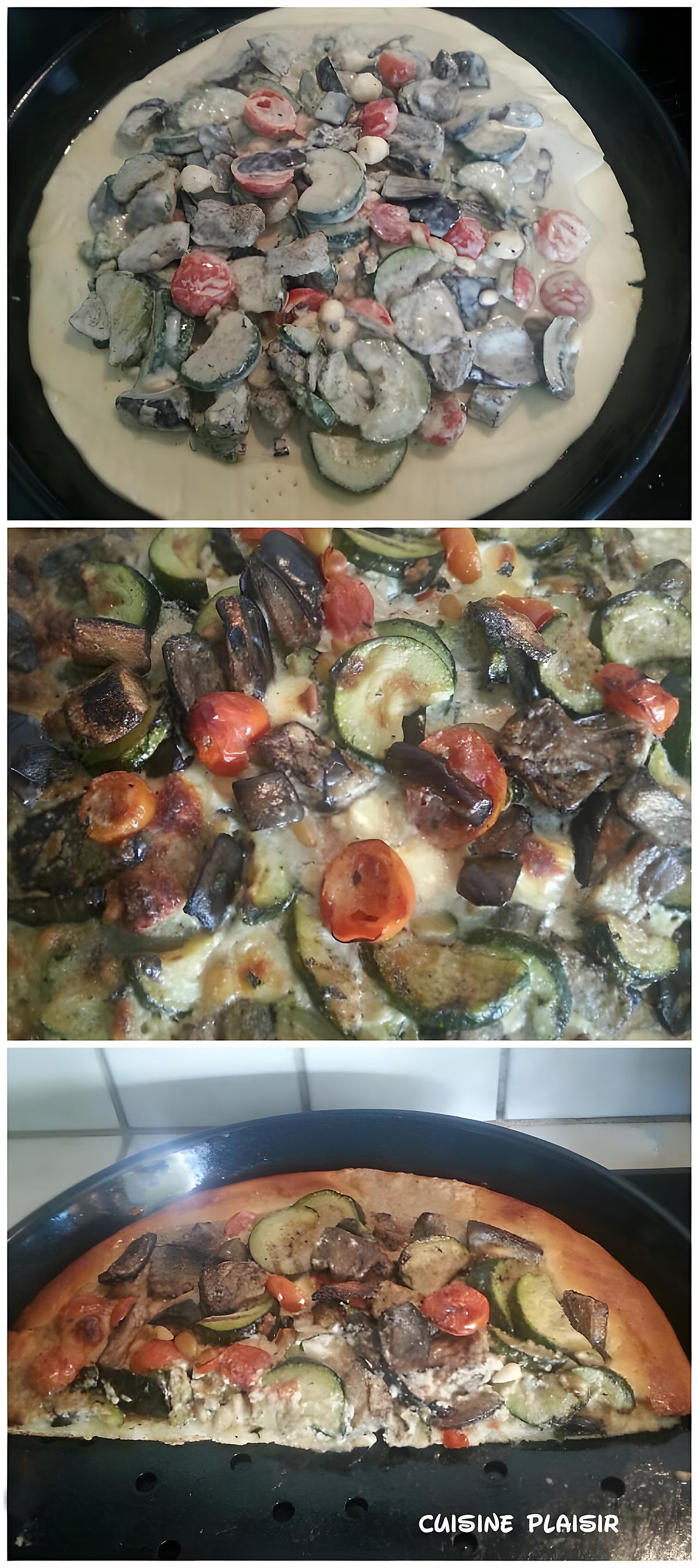 recette repas entre la Pizza et la Quiche