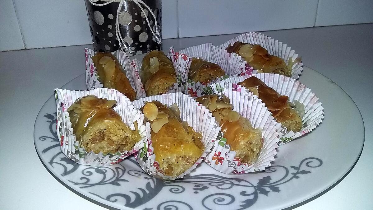 recette Baklawa rolls