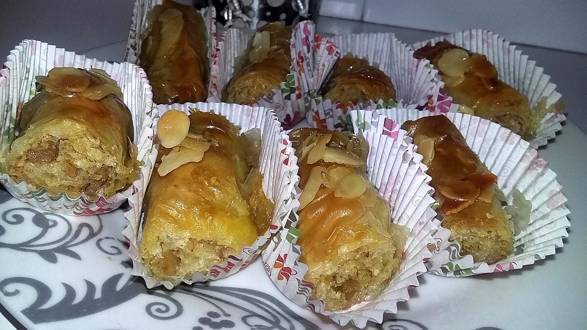 recette Baklawa rolls