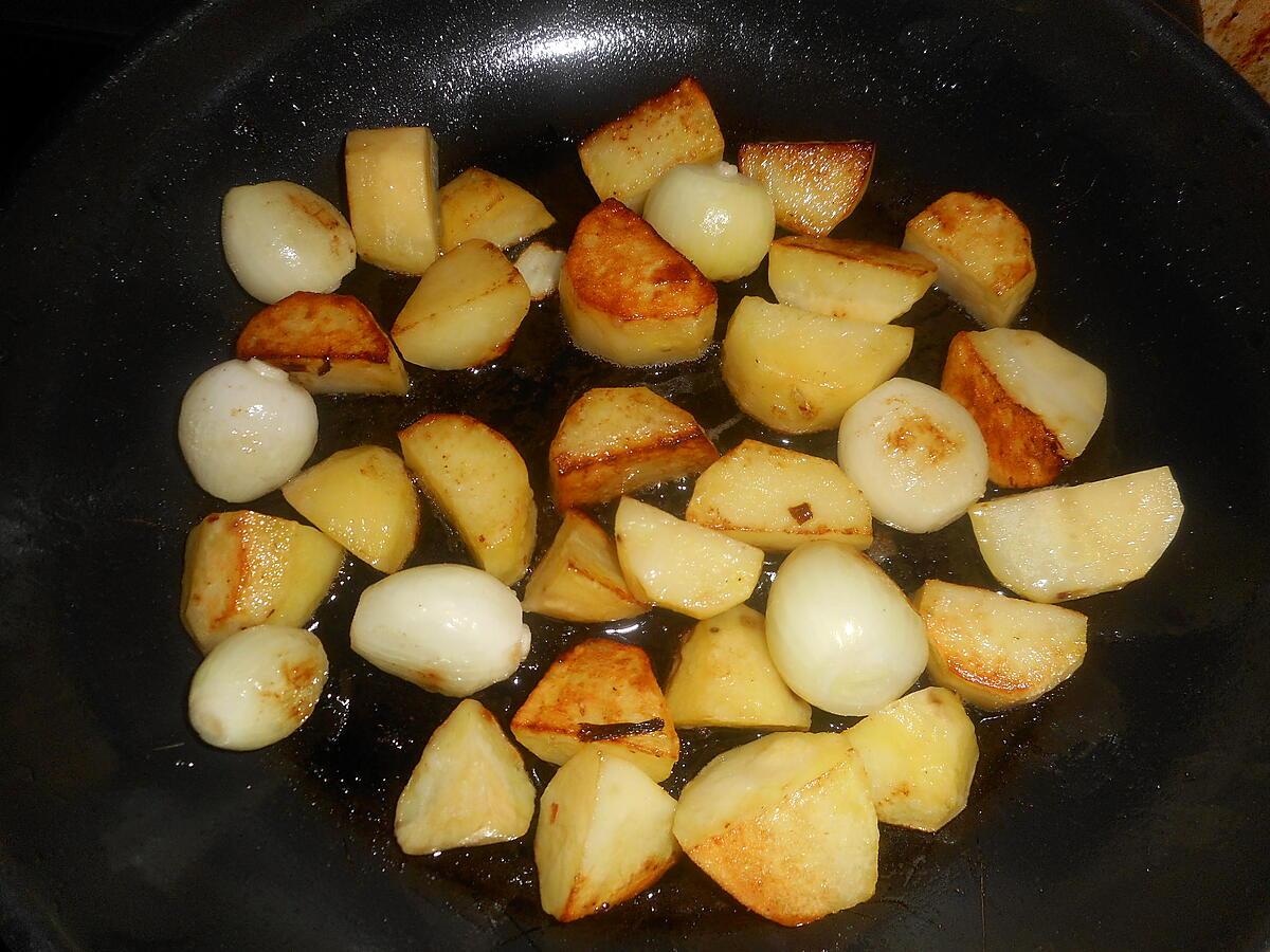 recette Brasse de saucisse aux choux de bruxelles et pommes de terre