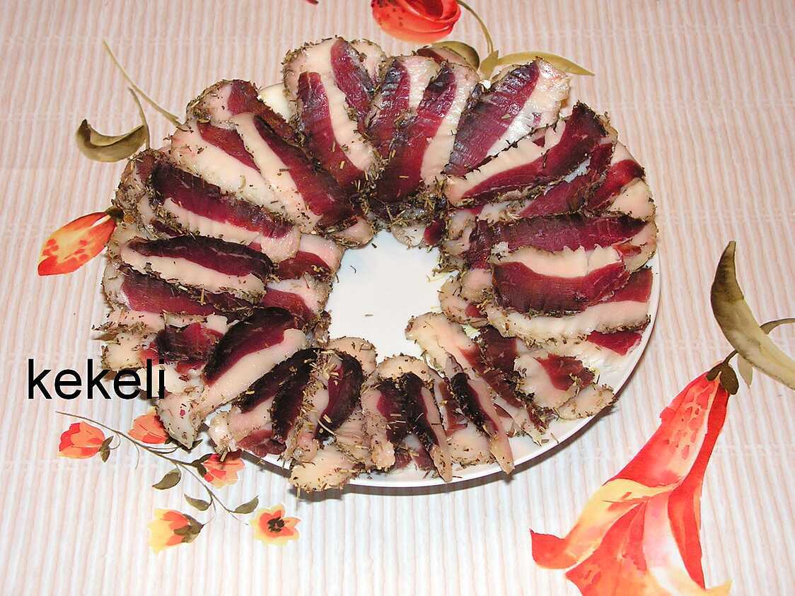 Recette de Magret de canard séché par kekeli