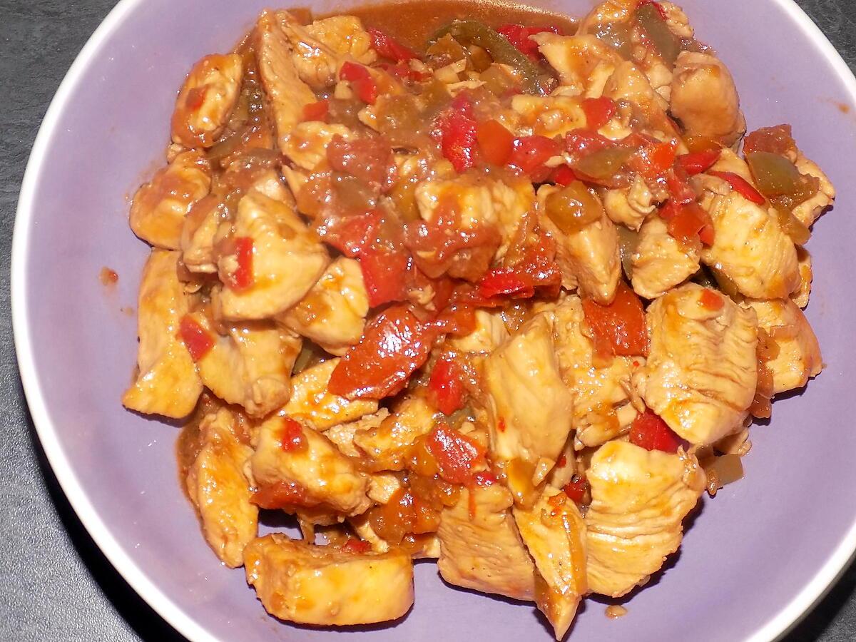recette Poulet kung pao