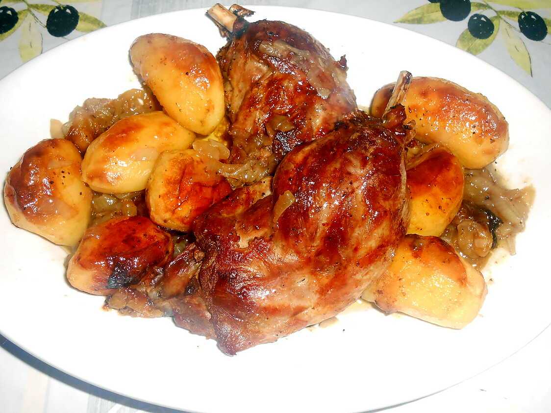 Recette de CUISSES DE CANARD AU FOUR par italmo