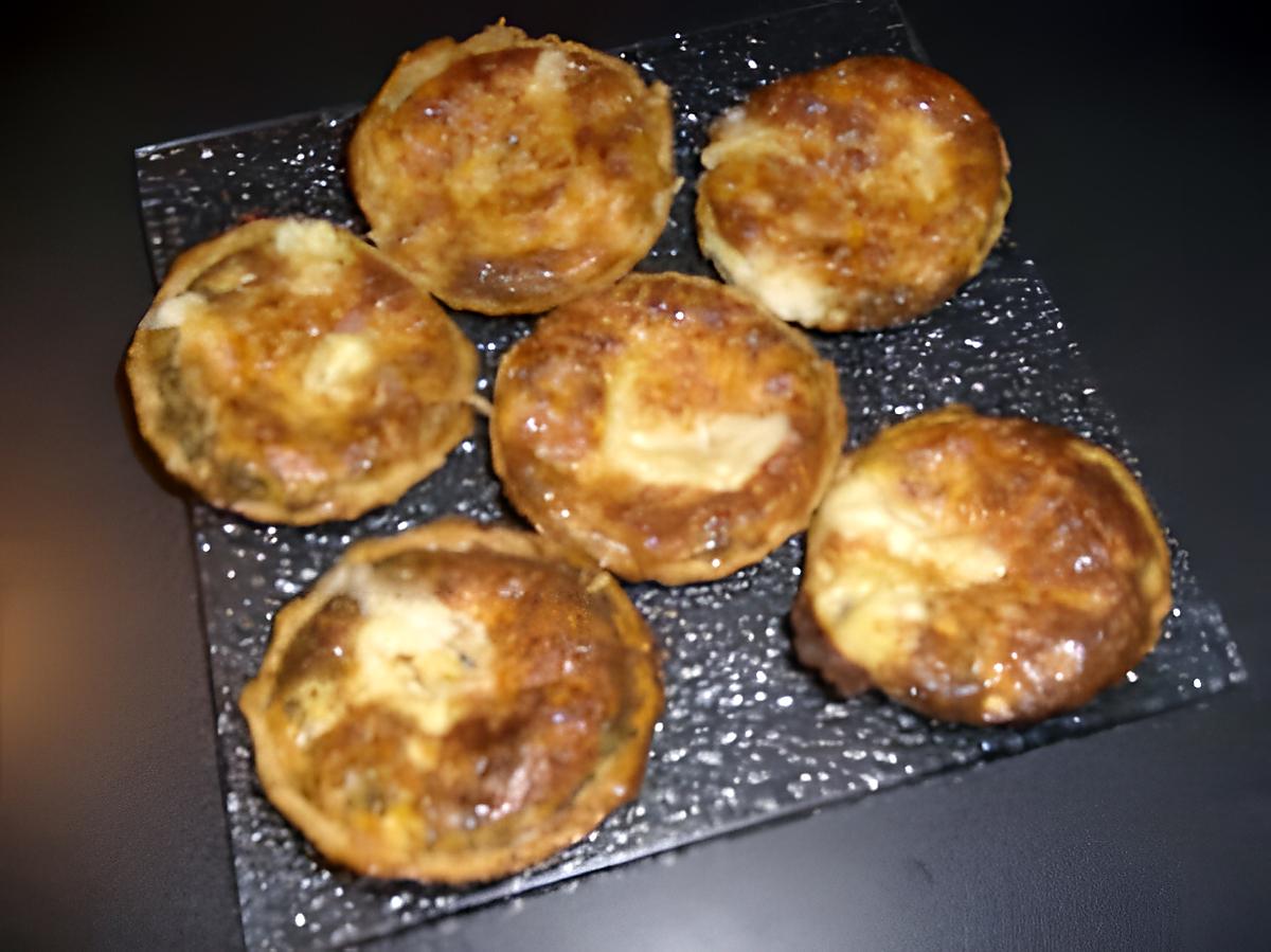 recette Ptites tartellettes soufflées à la vache qui rit