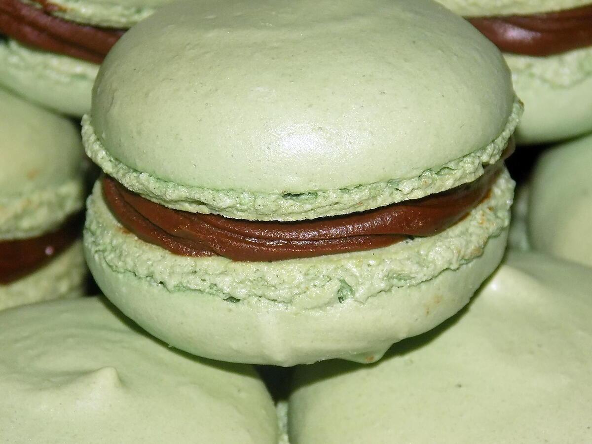 recette Macarons matcha carambar