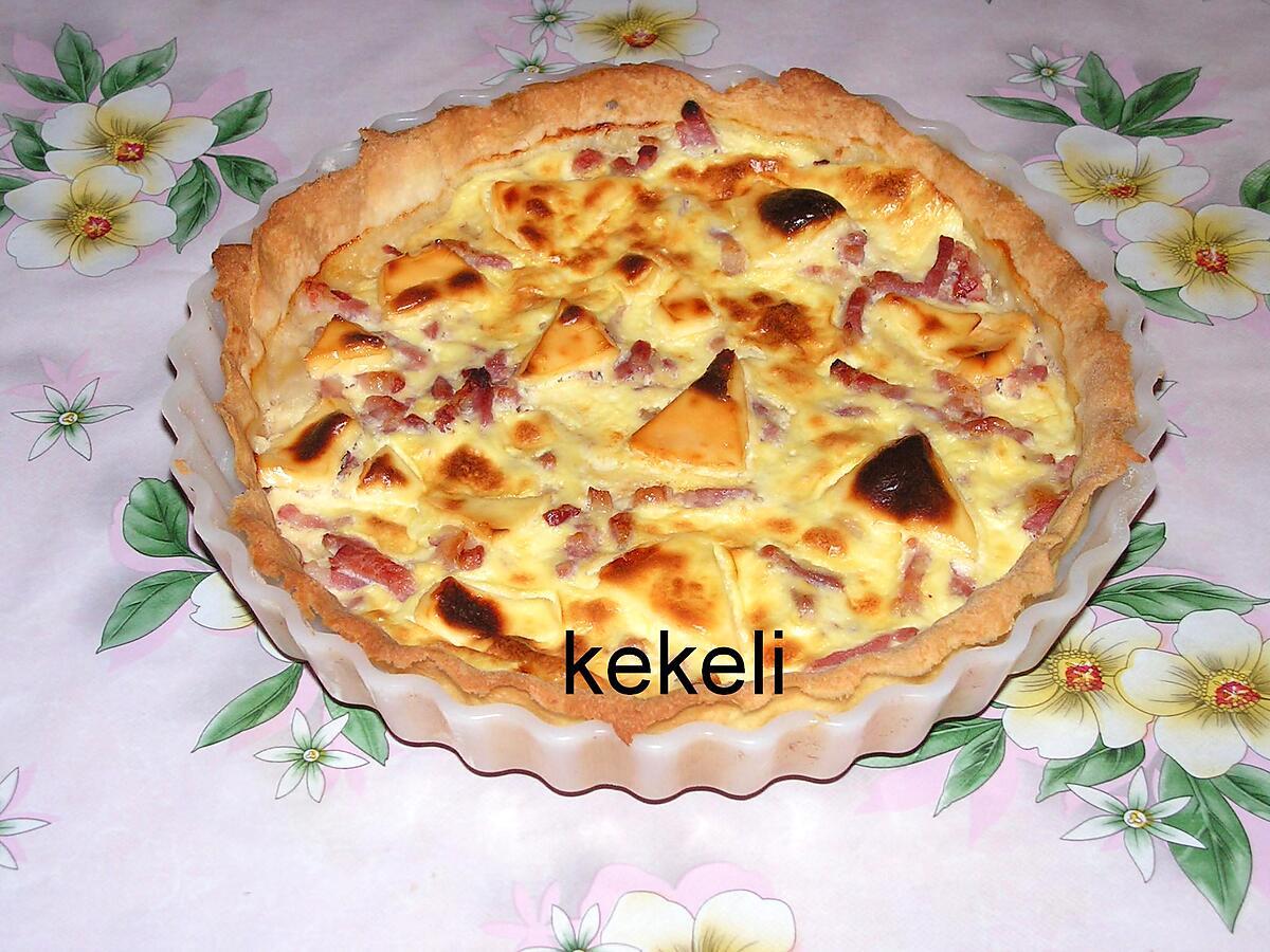 recette Quiche Lorraine à la vache qui rit