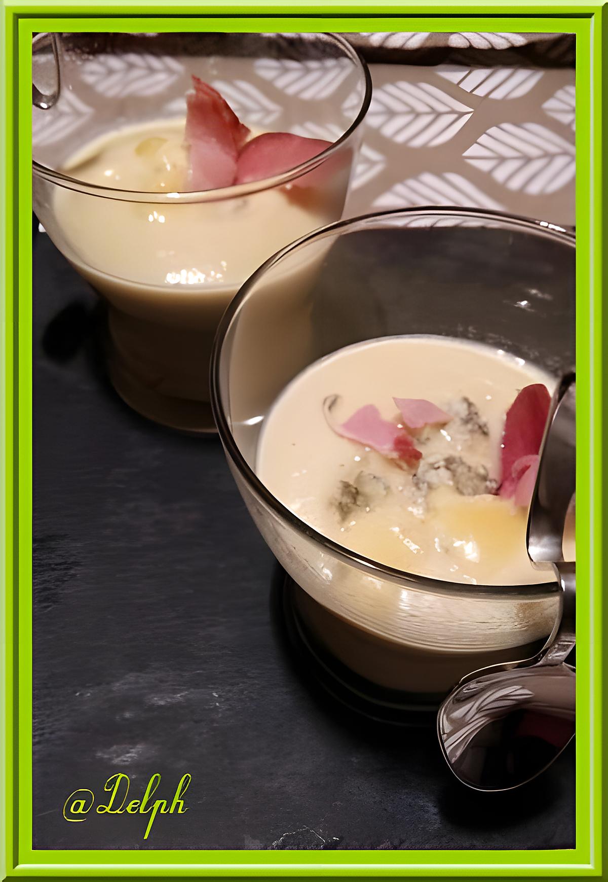 recette Velouté de Chou-fleur à la fourme persillée.