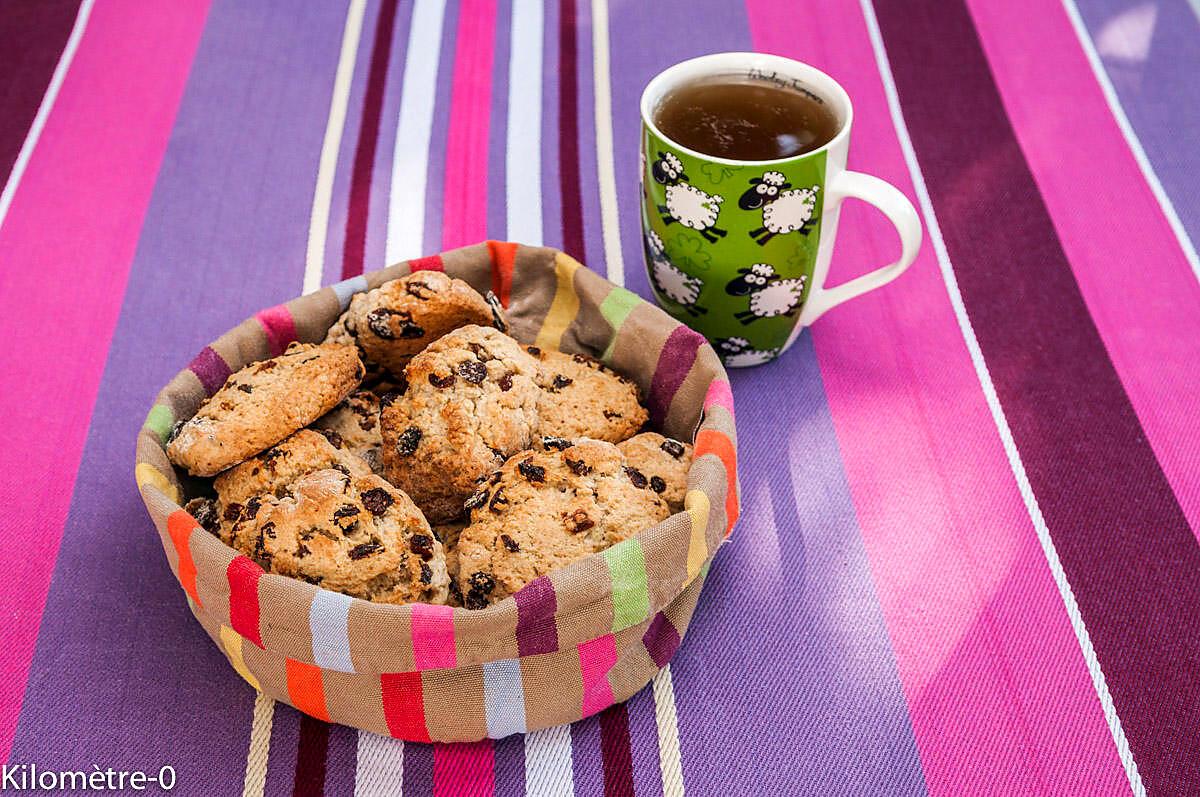 recette Scones aux raisins