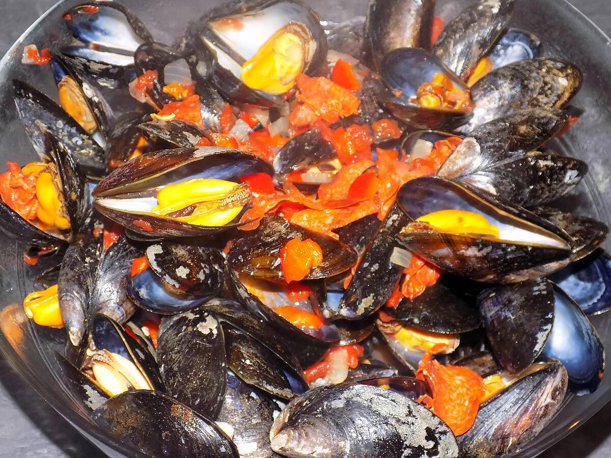 recette Moules aux pepperoni (dukan)