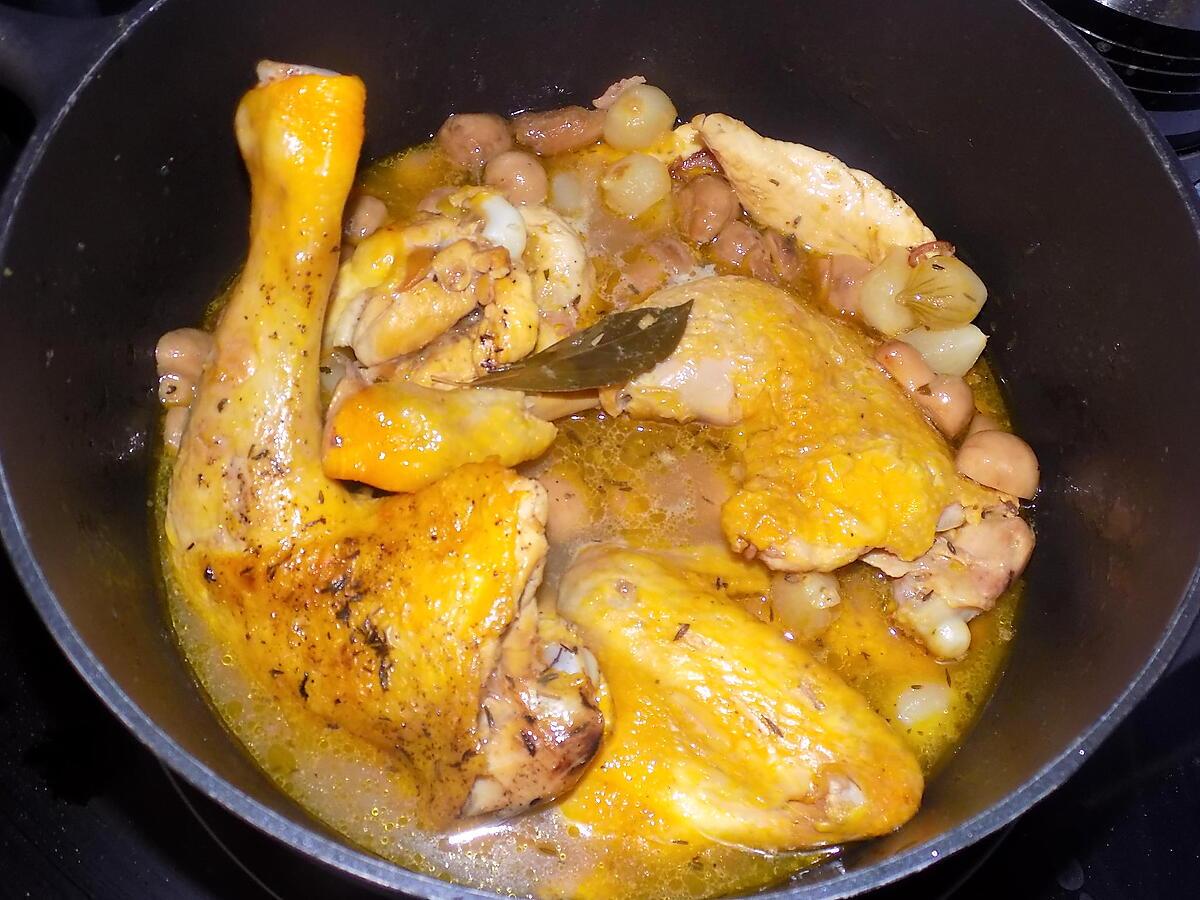 recette Poulet cocotte grand-mère (compatible dukan)