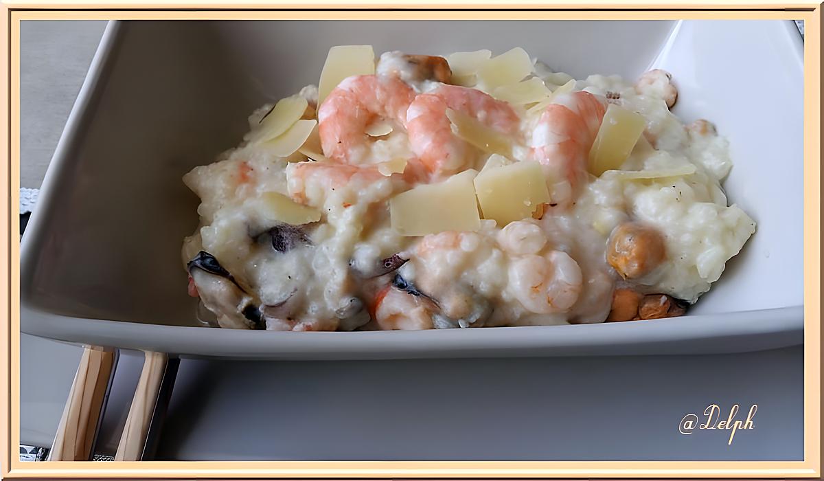 recette Risotto aux fruits de mer et Crevettes