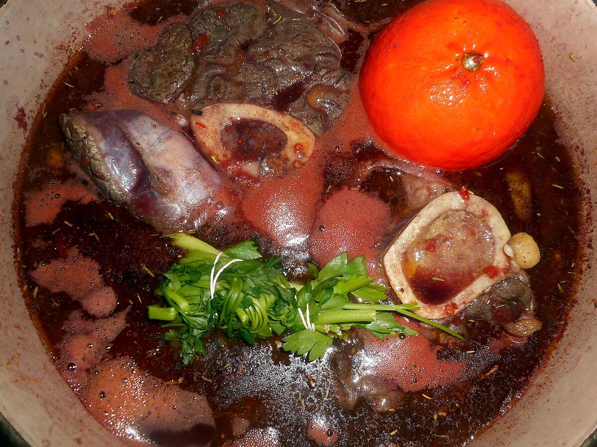 recette Jarret de boeuf à la camarguaise