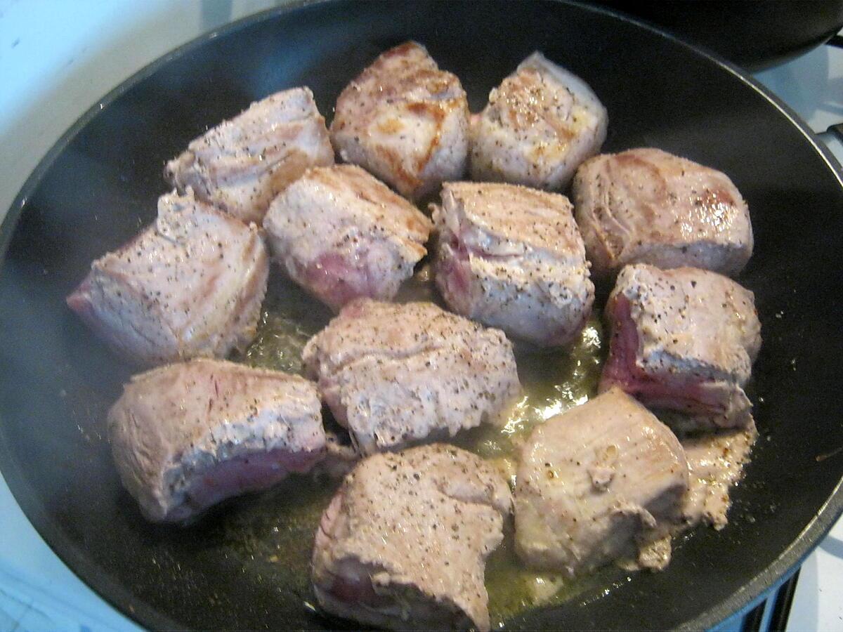 recette grenadins de veau au cidre ou filet mignon de porc