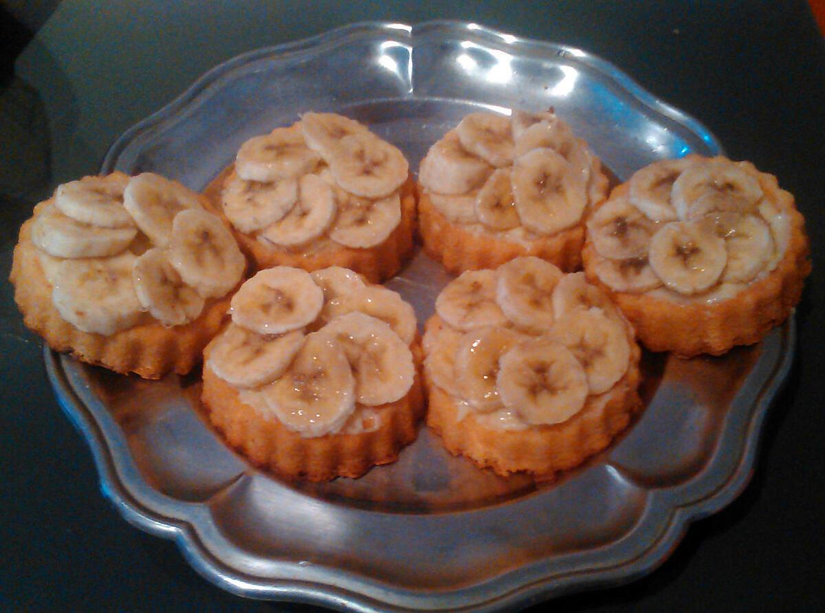 recette Tartelettes à la banane