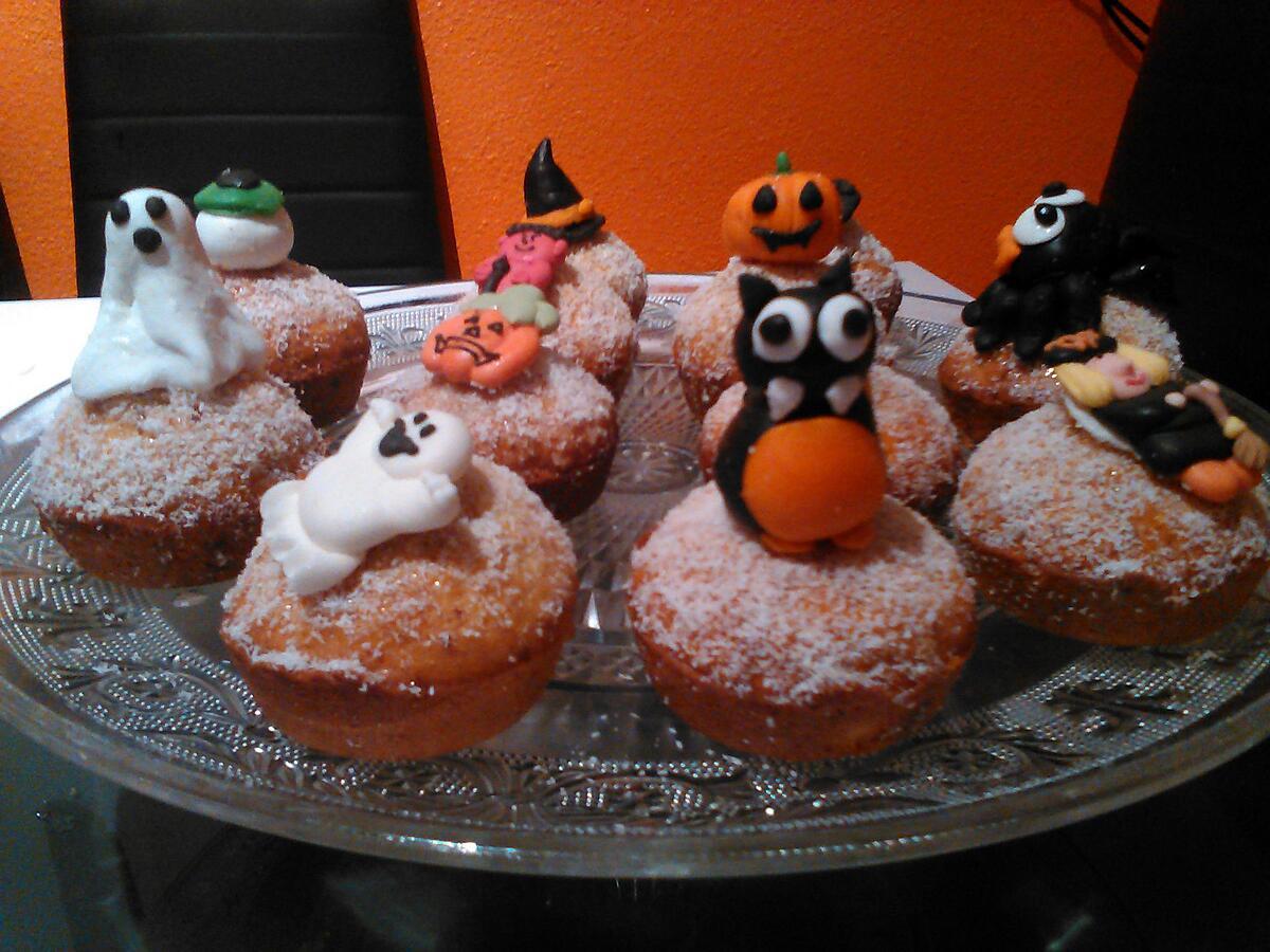 recette Muffins à la noisette d'Halloween