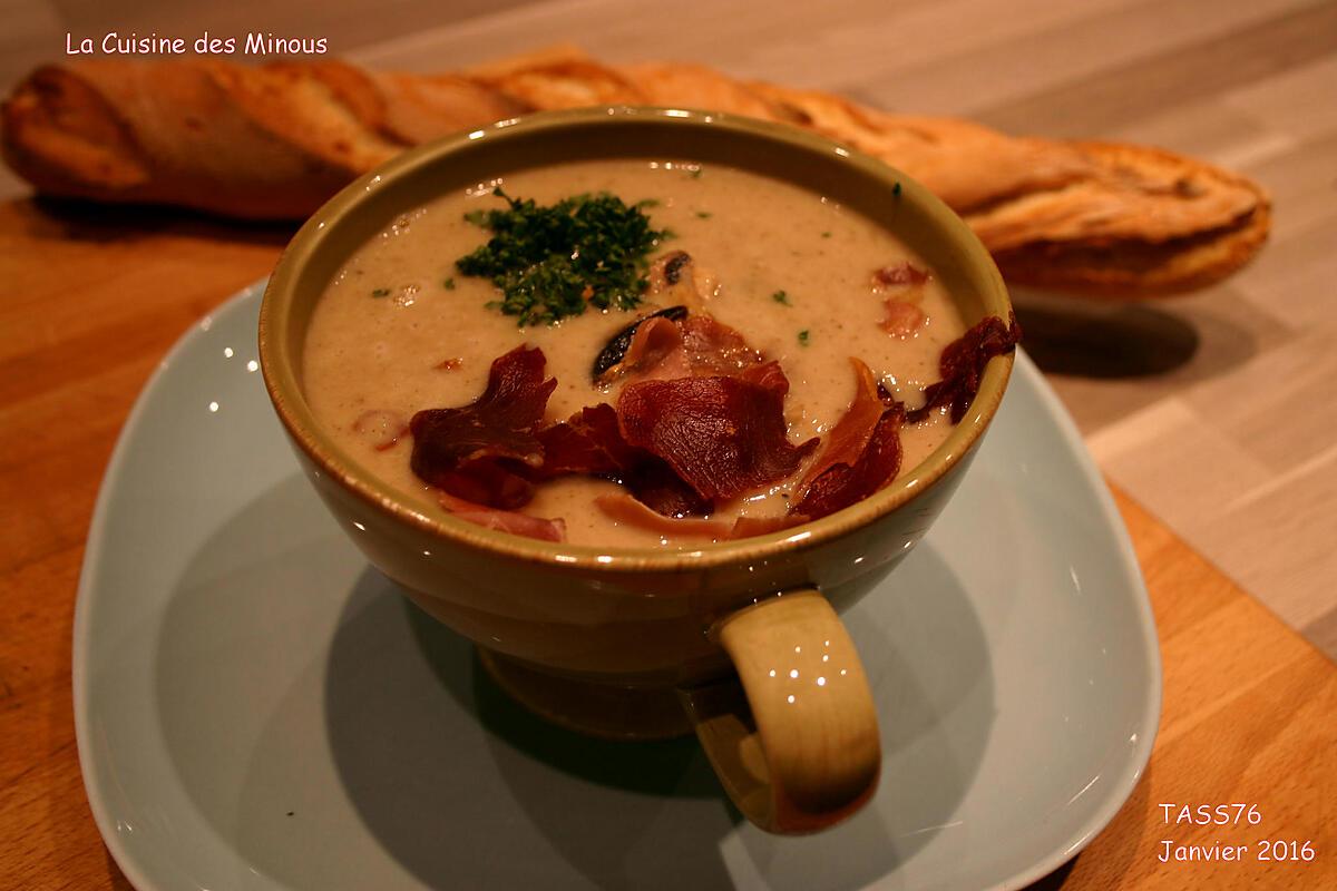 recette Velouté de Champignons de Paris