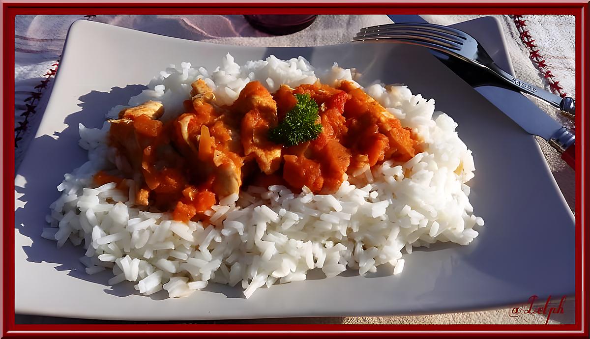 recette Poulet à la tomate et au Piment d'Espelette