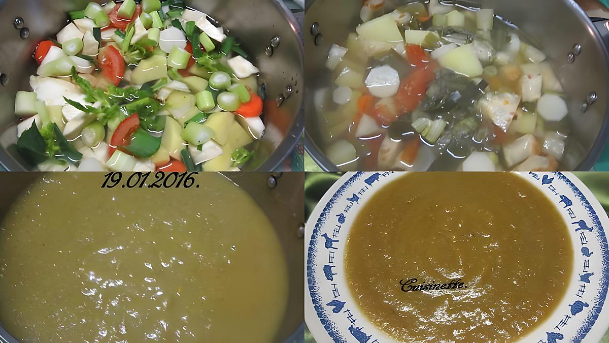 recette Soupe aux restes.