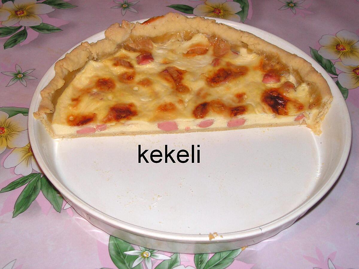 recette Quiche aux knackys