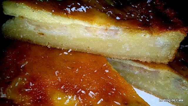 recette Moelleux aux bananes et à la noix de coco