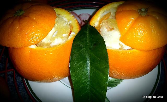 recette Oranges givrées