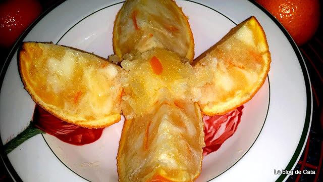 recette Oranges givrées