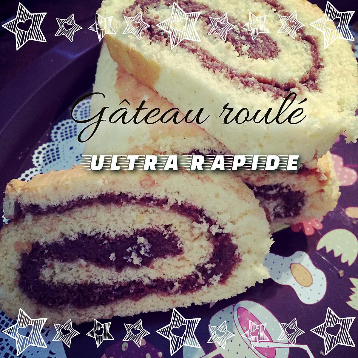 recette GÂTEAU ROULÉ ULTRA RAPIDE au thermomix