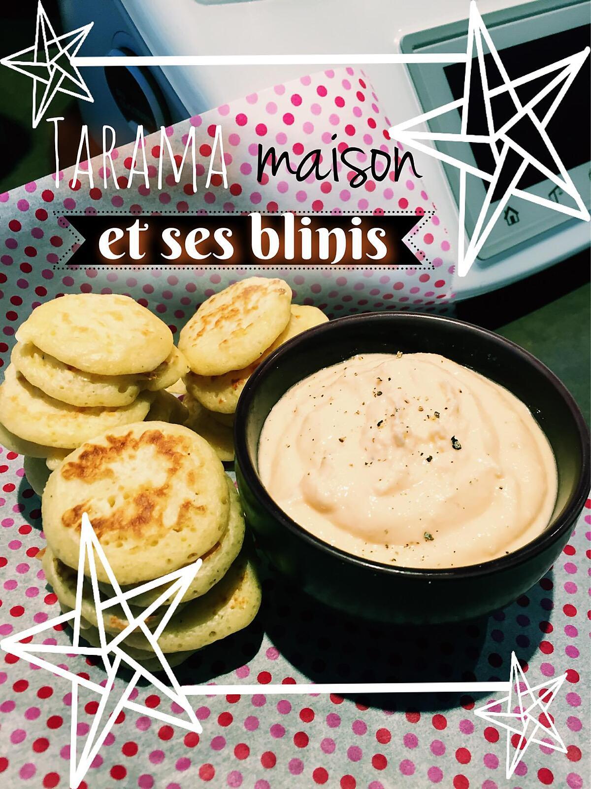 recette TARAMA ET SES MINI-BLINIS