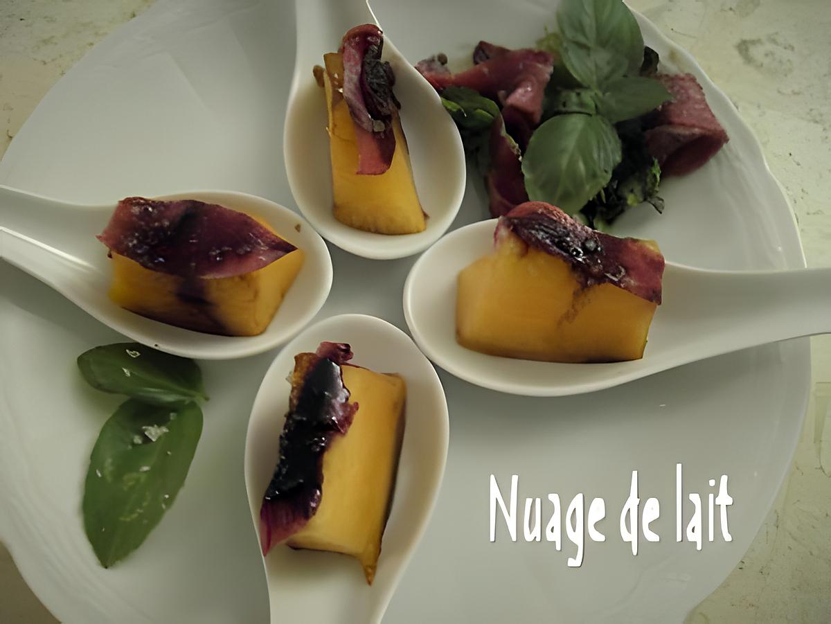 recette SUSHIS de MELON au MAGRET FUME