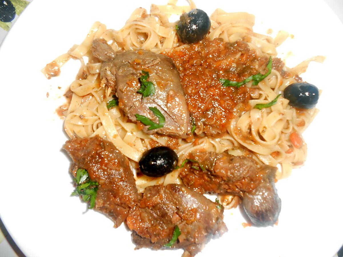 recette FOLICA EN RAGOUT A L'ITALIENNE