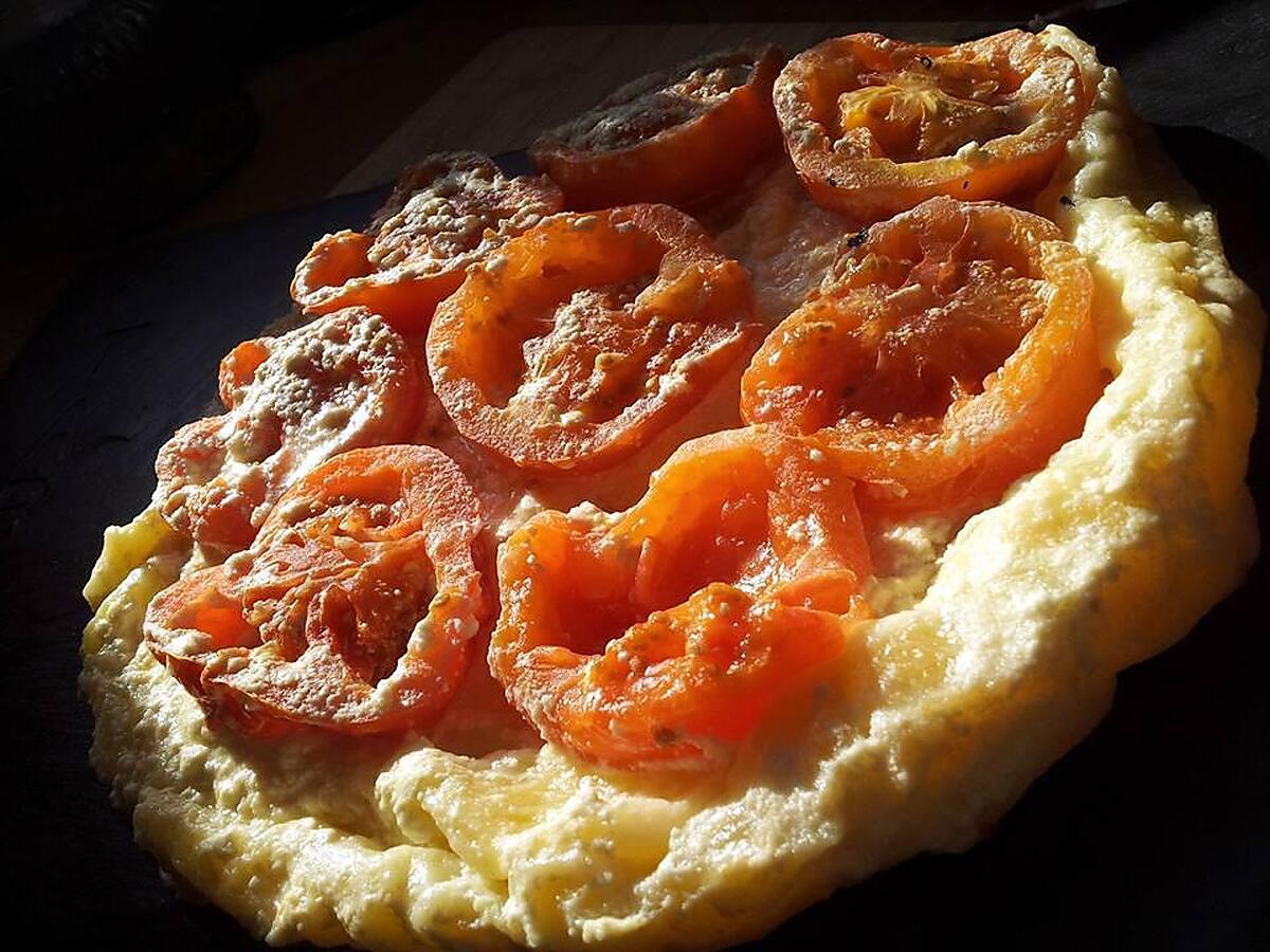 recette Tarte tatin au tomates et chévre frais