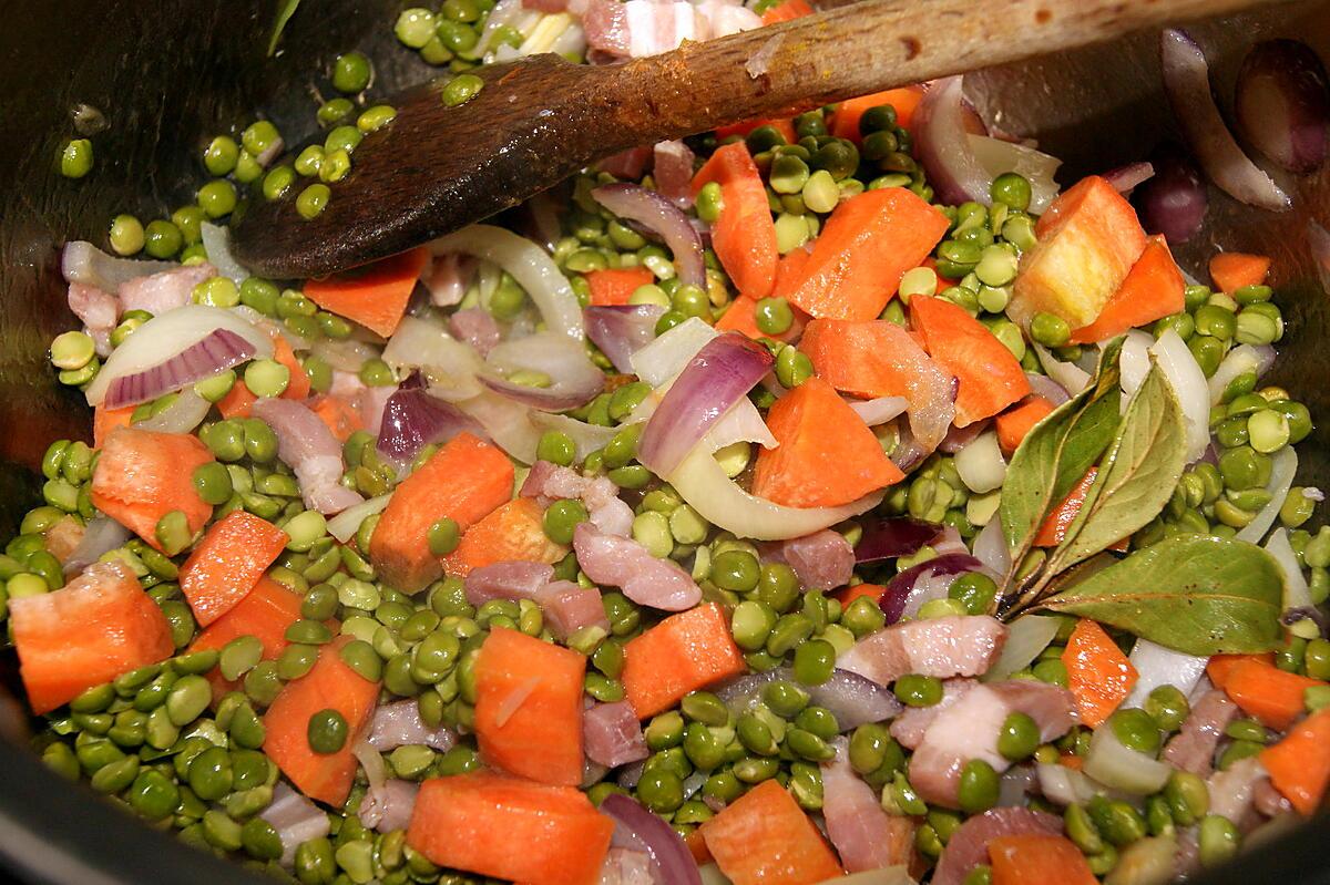 recette Velouté de pois cassés