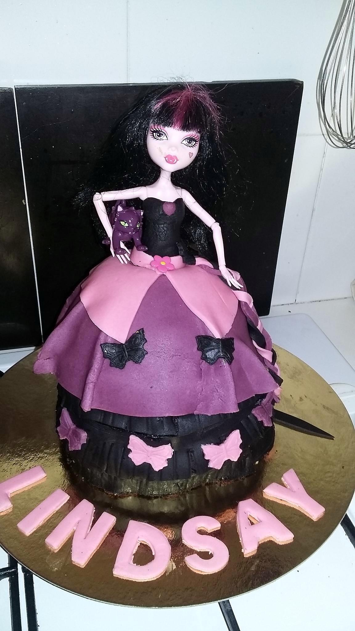 recette Gâteau monster high Draculaura