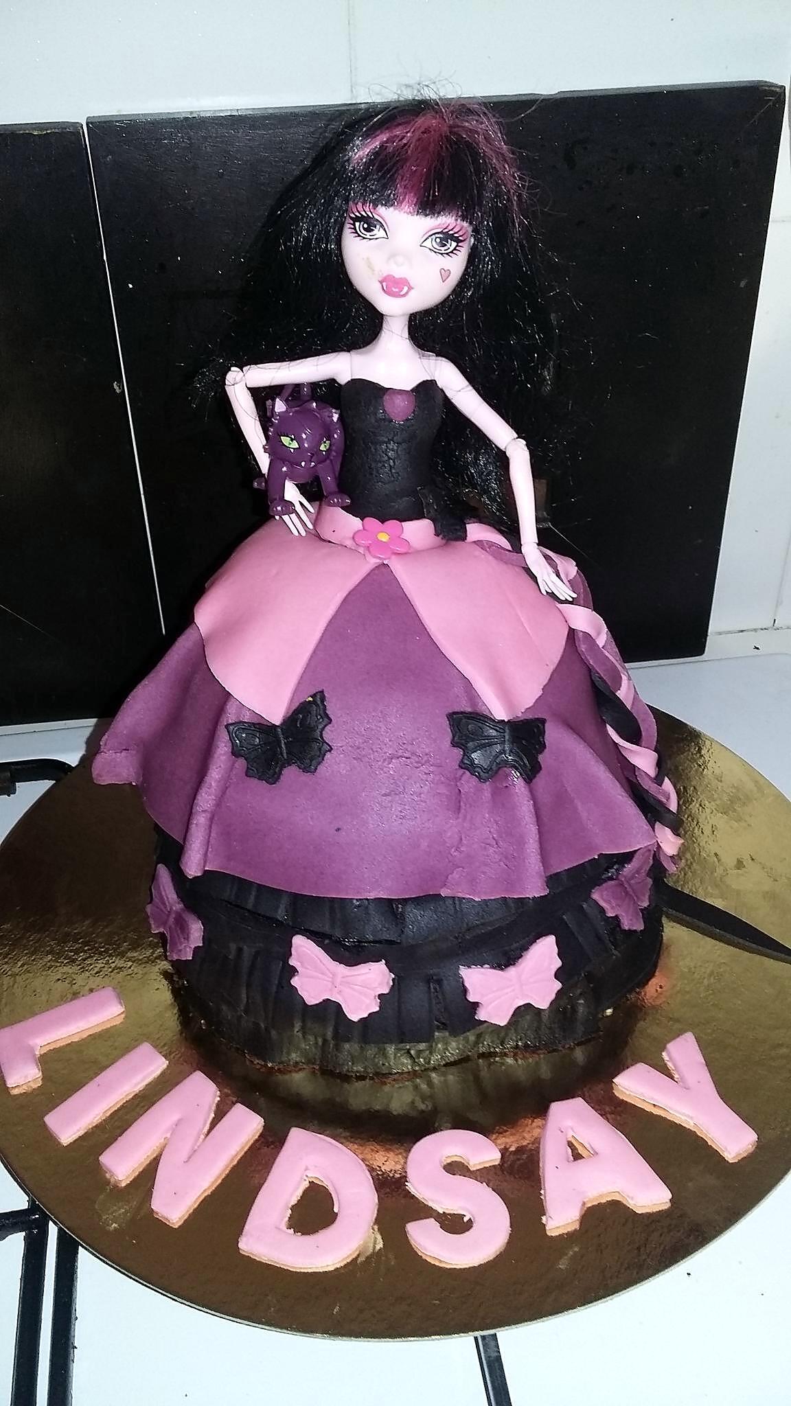 recette Gâteau monster high Draculaura