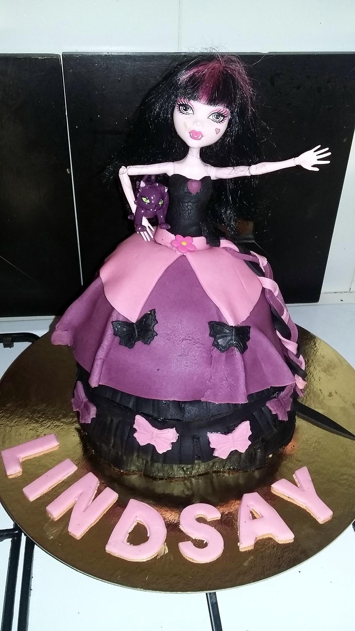 recette Gâteau monster high Draculaura