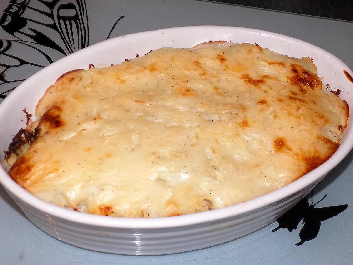 recette Gratin de thon au chou-fleur (compatible dukan)